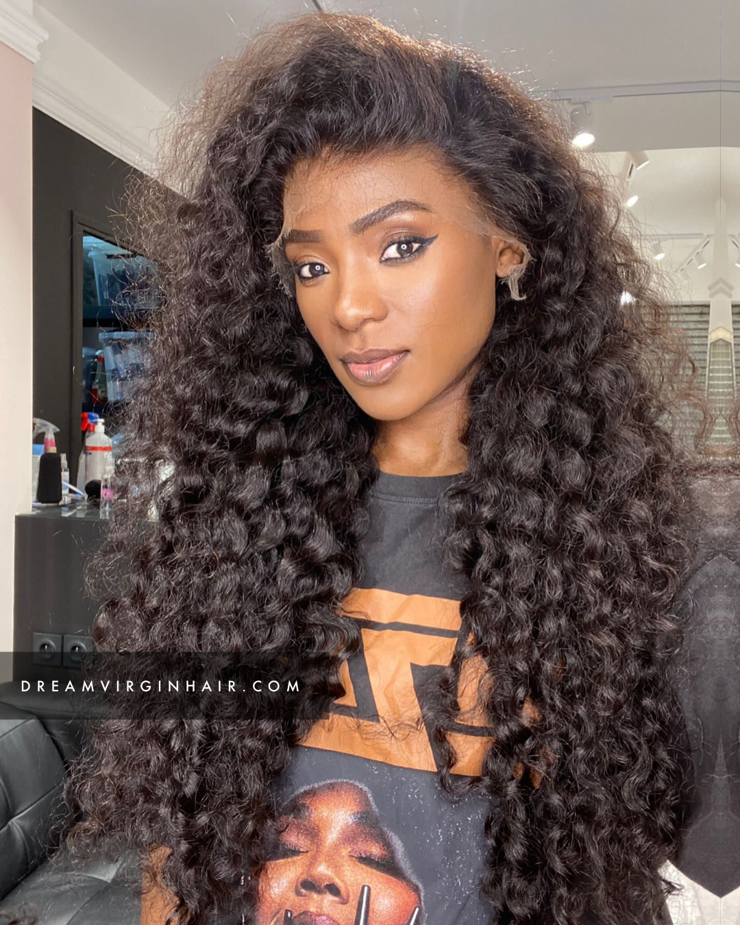 Perruque Lace Frontal Raw Hair Curly - Kimora